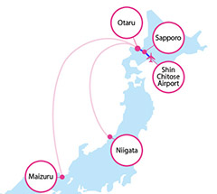 Map to Otaru